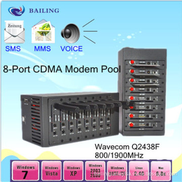 CDMA 8 Port Modem Pool for Send SMS MMS CDMA Modem (BL8)